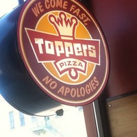 Photo taken at Toppers Pizza by Jackie A. on 7/1/2013