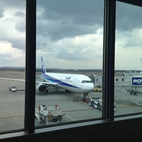 Photo taken at New Chitose Airport (CTS) by Tetsuya A. on 4/18/2013