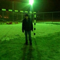 Photo taken at футбольное поле by Dmitrii P. on 12/2/2013