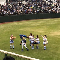 Photo taken at 石川県立野球場 by o s. on 5/9/2018