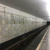 Photo taken at Metro Vazha-Pshavela by Andrei V. on 5/1/2019