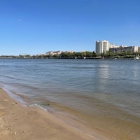 Photo taken at Astrakhan Beach by Татьяна Д. on 9/4/2021