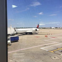 Photo taken at Gate A6 by Amy G. on 5/18/2016