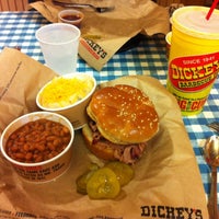 Photo taken at Dickey&amp;#39;s Barbecue Pit by Peter G. on 12/22/2012
