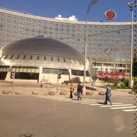 Photo taken at AZIMUT Hotel Olympic Moscow by Viktoriya K. on 5/7/2013