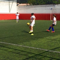 Photo taken at Escolinha de Futebol Bola Cinco by Auro N. on 5/8/2015