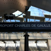 Photo taken at Aéroport Charles de Gaulle TGV Railway Station by Jeanne B. on 6/2/2013