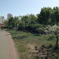 Photo taken at Парк «Позняки» by Alexandr D. on 5/3/2013