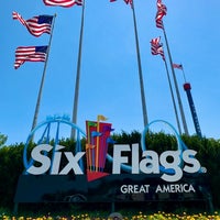 Photo taken at Six Flags Great America by shahad on 7/12/2023