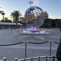 Photo taken at Universal Studios Hollywood Globe and Fountain by Sultan on 1/8/2024
