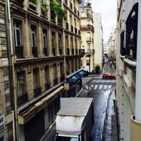 Photo taken at Rue au Maire by Woof W. on 7/5/2014