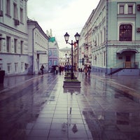 Photo taken at Kuznetsky Most Street by Katya P. on 4/30/2013
