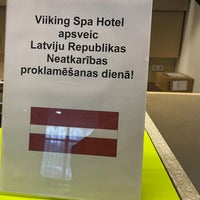 Photo taken at Hotell Viiking by Līga V. on 11/18/2022