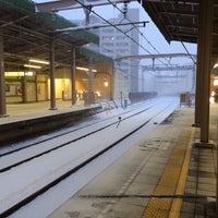 Photo taken at 東大島駅入口バス停 by Yuan N. on 2/8/2014