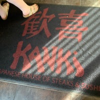 Photo taken at Kanki Japanese House of Steaks &amp;amp; Sushi by Corey O. on 6/10/2022