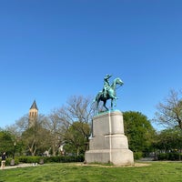 Photo taken at Nathanael Greene Statue by Markus T. on 4/24/2022