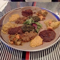 Photo taken at Harambe Ethiopian Cuisine by Motoki Y. on 12/6/2015