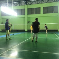Photo taken at Diamond-Badminton court by nate p. on 12/4/2015