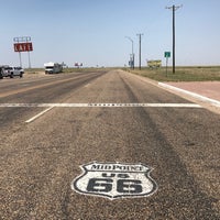 Photo taken at Route 66 MidPoint by Dmitry on 6/16/2021