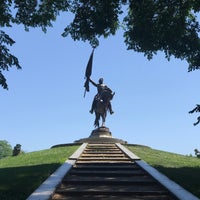 Photo taken at Gen. John Logan Horse Statue by Dmitry on 6/10/2021
