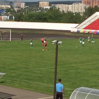 Photo taken at Стадион «Локомотив» by Павел Г. on 8/2/2014