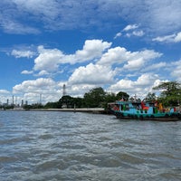 Photo taken at Bangna Nok Temple Pier by Miumiu . on 7/25/2023