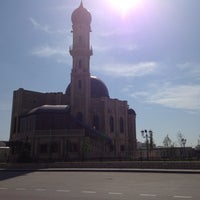 Photo taken at Мечеть им. Шейха Дени Арсанова by Adam Y. on 5/13/2013