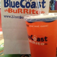 Photo taken at Blue Coast Burrito by Grace E. on 3/8/2013
