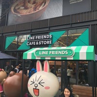 Photo taken at LINE Friends Café &amp; Store by Lu D. on 1/31/2017
