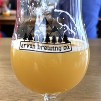 Photo taken at Arvon Brewing Co. Taproom by Thomas H. on 4/9/2022