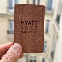 Photo taken at Hyatt Paris Madeleine by Kevin L. on 11/11/2022