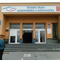Photo taken at Střední škola automobilní a informatiky by Ahmet E. on 3/28/2016