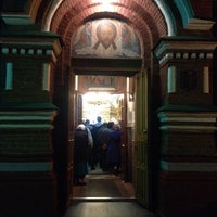 Photo taken at Церковь им.Александра Невского by Kastusj X. on 4/19/2014