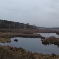 Photo taken at Святошинские озера (пруд 15) by Yeva K. on 12/11/2015