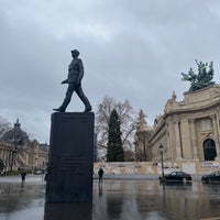 Photo taken at Statue de Charles de Gaulle by Aisha A. on 1/12/2023