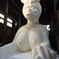 Photo taken at Kara Walker&amp;#39;s &amp;quot;A Subtlety&amp;quot; @ Domino Sugar Factory by Brian V. on 6/27/2014