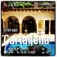 8/13/2013 tarihinde Claudia N.ziyaretçi tarafından Casa del Arzobispado Hotel Cartagena de Indias'de çekilen fotoğraf