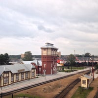 Photo taken at Ж/Д станция «Подмосковная» by W R. on 7/20/2016