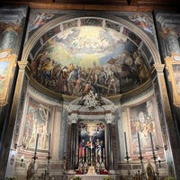 Photo taken at Basilica di Ss. Vitale e Compagni Martiri in Fovea by W R. on 12/24/2021