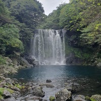 Photo taken at Cheonjeyeon Waterfall by 유경 장. on 9/17/2023