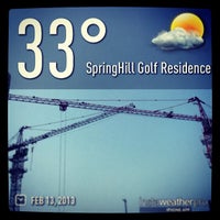 Photo taken at SpringHill Golf Residence by Erick D. on 2/13/2013