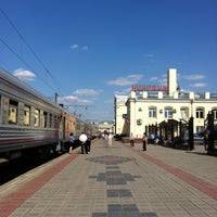 Photo taken at Voronezh-1 Railway Station by Maria G. on 5/9/2013