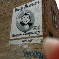 Photo taken at Busy Beaver Button Co. by Sandy T. on 3/5/2013