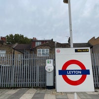 Photo taken at Leyton London Underground Station by Saleh on 10/23/2023