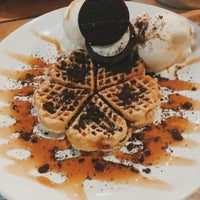 Photo taken at Stove Syndicate (Coffee &amp;amp; Waffle) by nurfatin a. on 7/4/2018