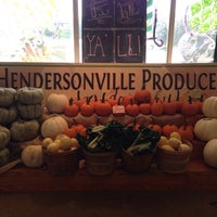 Photo taken at Hendersonville Produce by Ann B. on 10/8/2014