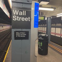 Photo taken at MTA Subway - Wall St (2/3) by Anton v. on 3/11/2023