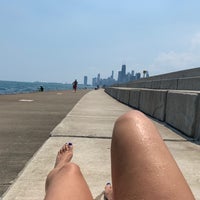 Photo taken at The Rocks at Fullerton Beach by Patti H. on 7/6/2020