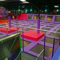 Photo taken at High Altitude Trampoline Park by Artis R. on 8/13/2016