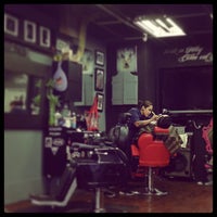 Photo taken at Filthy Rich Barbershop by Suzy H. on 10/6/2013
